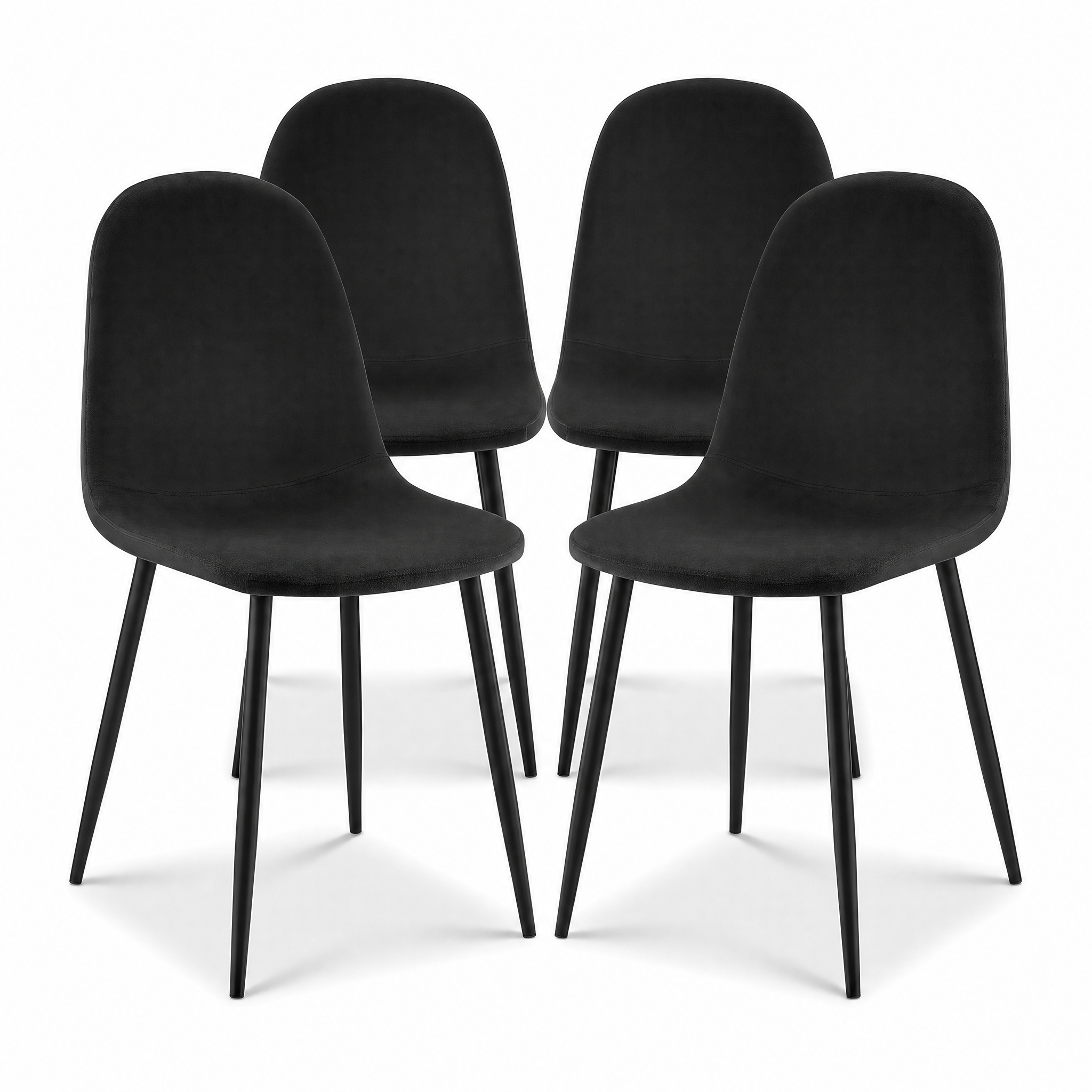 Ron Dining Chair - Black Velvet