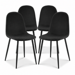 Ron Dining Chair - Black Velvet
