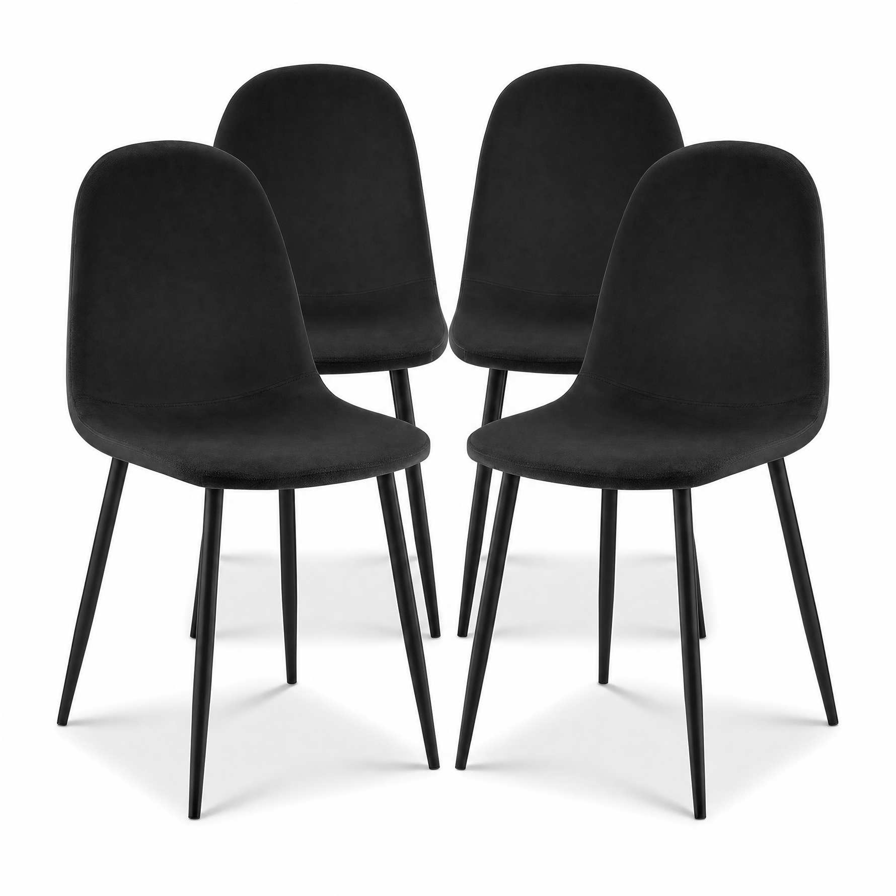 Ron Dining Chair - Black Velvet