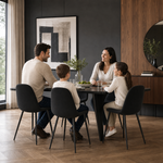 Ron Dining Chair - Black Velvet