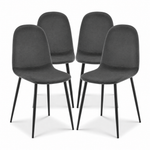 Ron Dining Chair - Grey Velvet