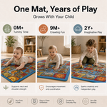 Tapis de jeu antidérapant pour chambre d'enfant, motif alphabet