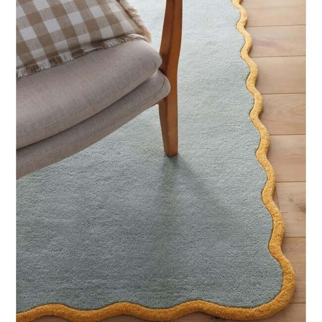 Scalloped Rugs Bordered Design - Bargainia.com - 5026134637917 - SCAELS_DUCEGG_120X170