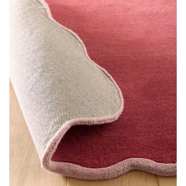 Scalloped Rugs Bordered Design - Bargainia.com - 5026134637979 - SCAELS_CORALX_120X170