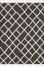 Scandi Indoor Rug Anthracite & White - Bargainia.com - 