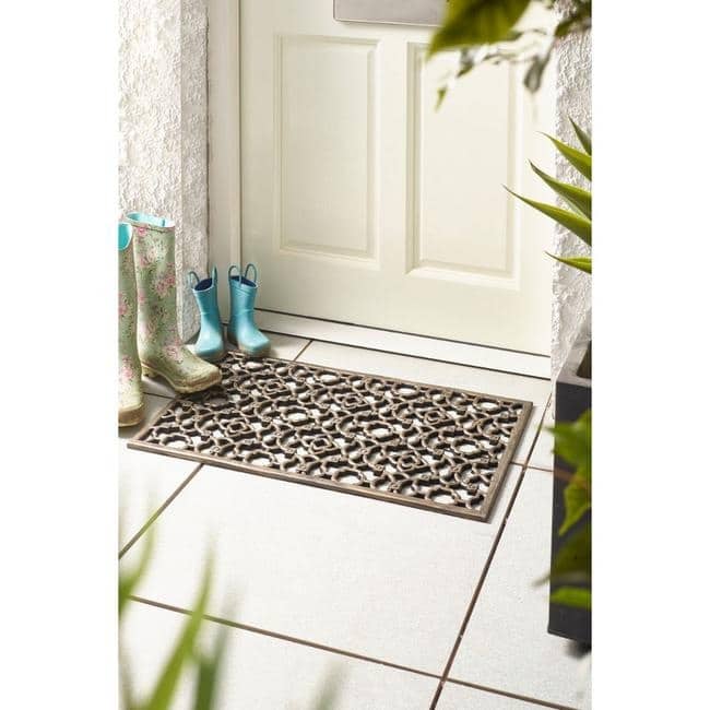 Scraper Doormat Geometric Design - Bargainia.com - 5026134531987 - MMRUBB_ROSEXX_045X075