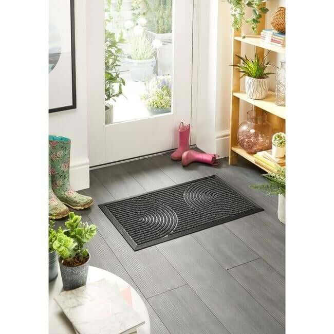 Scraper Doormat in Black - Bargainia.com - 5026134611009 - MMSCRA_FIBREX_045X075