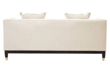 Sefira 2 Seat Ivory Fabric Sofa - Bargainia.com - 