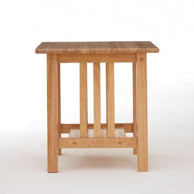 Selby Natural Square Side Table - Bargainia.com - 5018705356389