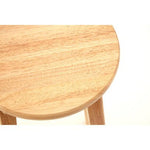 Selby Natural Tropical Hevea Wood Tall Bar Stool - Bargainia.com - 5018705356365