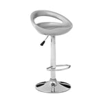 Seleno Silver ABS Bar Stool - Bargainia.com - 5018705345628