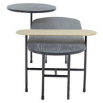 Serrano Black Oak Veneer and Marble Coffee Table - Bargainia.com - 5018705484204