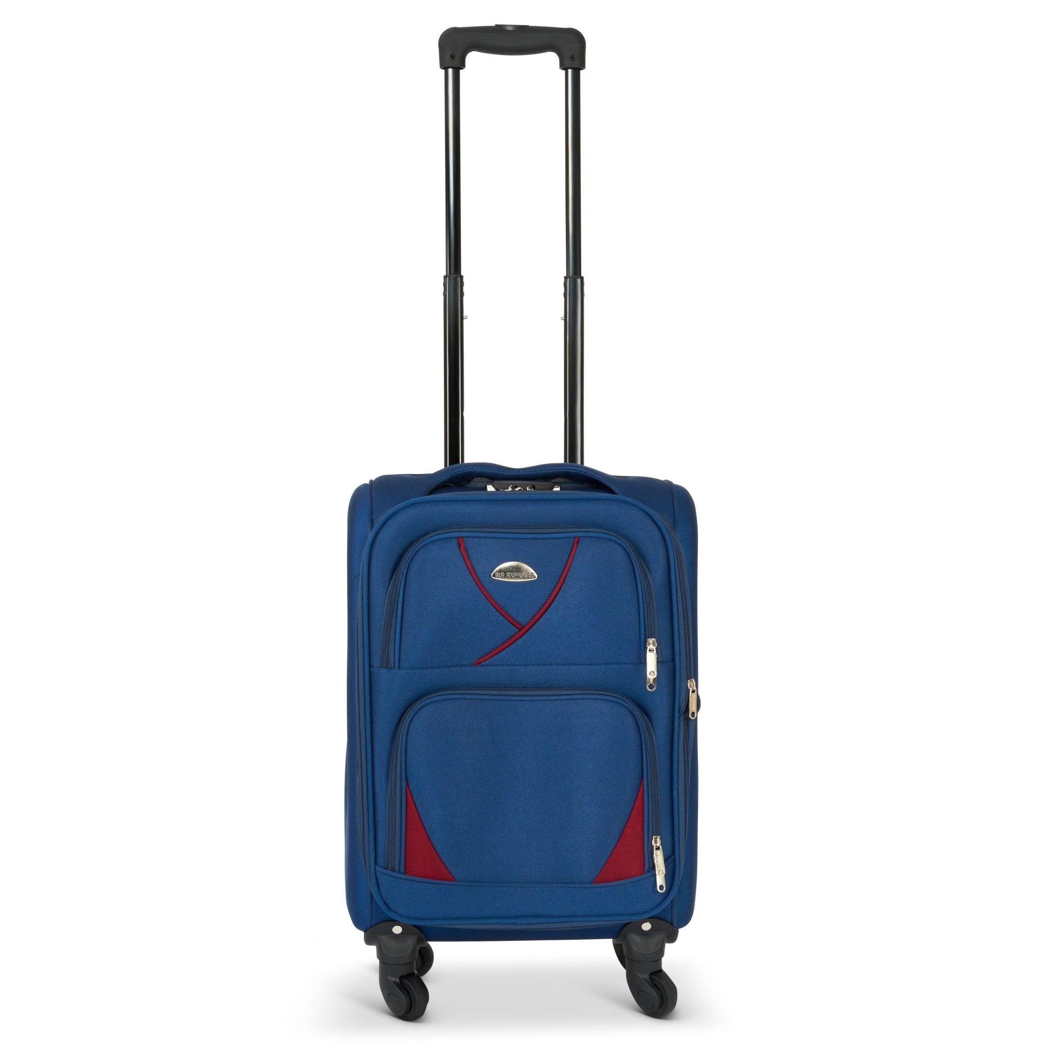 Set of 4 Soft Shell Suitcase Luggage Set, S,M, L, XL , Assorted Colours