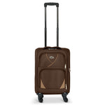 Set of 4 Soft Shell Suitcase Luggage Set, S,M, L, XL , Assorted Colours - Bargainia.com - 