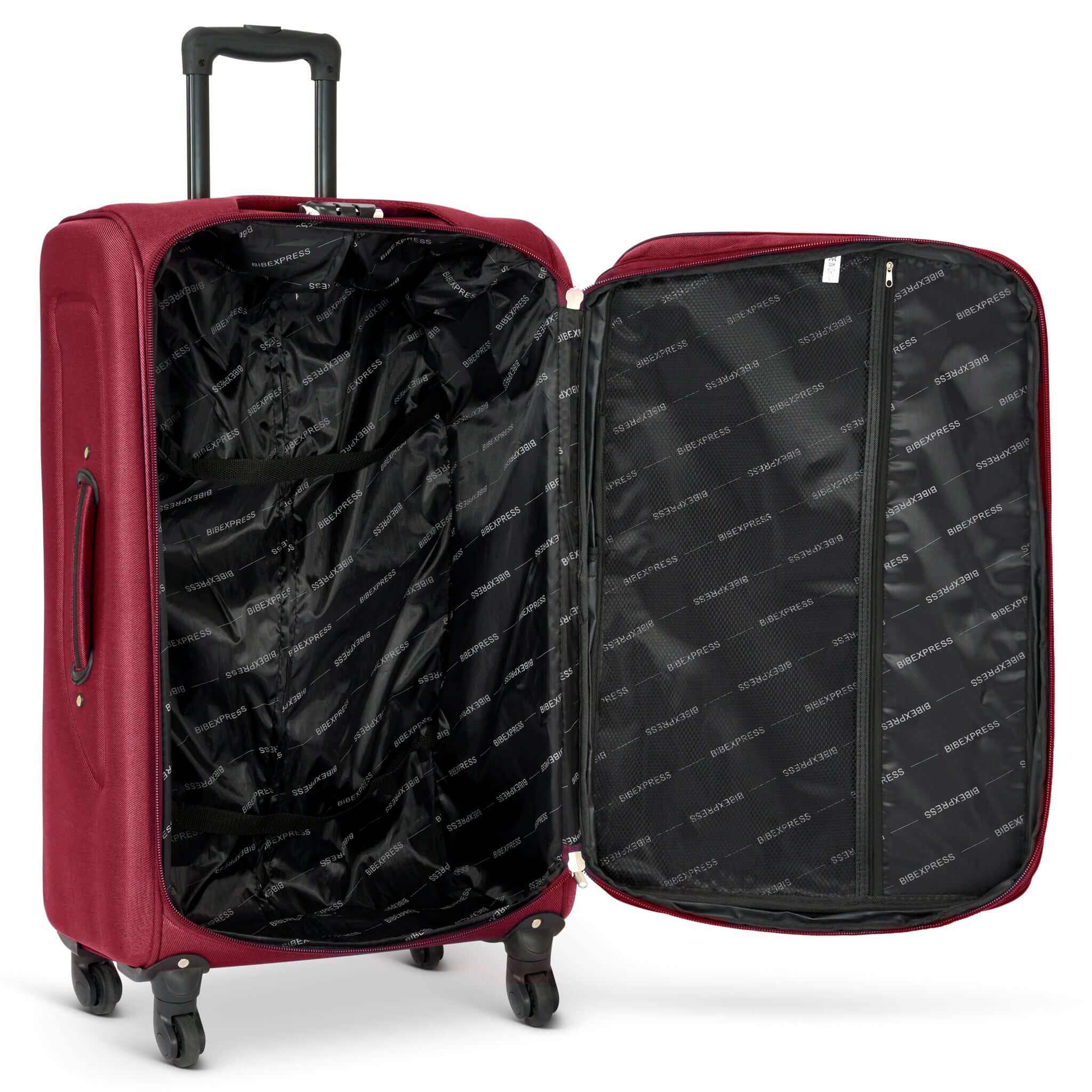 Suitcase Luggage Set On Wheels - 4 Pieces, Assorted Colours-Bargainia.com