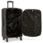 Set of 4 Soft Shell Suitcase Luggage Set, S,M, L, XL , Assorted Colours - Bargainia.com - 