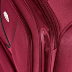 Set of 4 Soft Shell Suitcase Luggage Set, S,M, L, XL , Assorted Colours - Bargainia.com - 