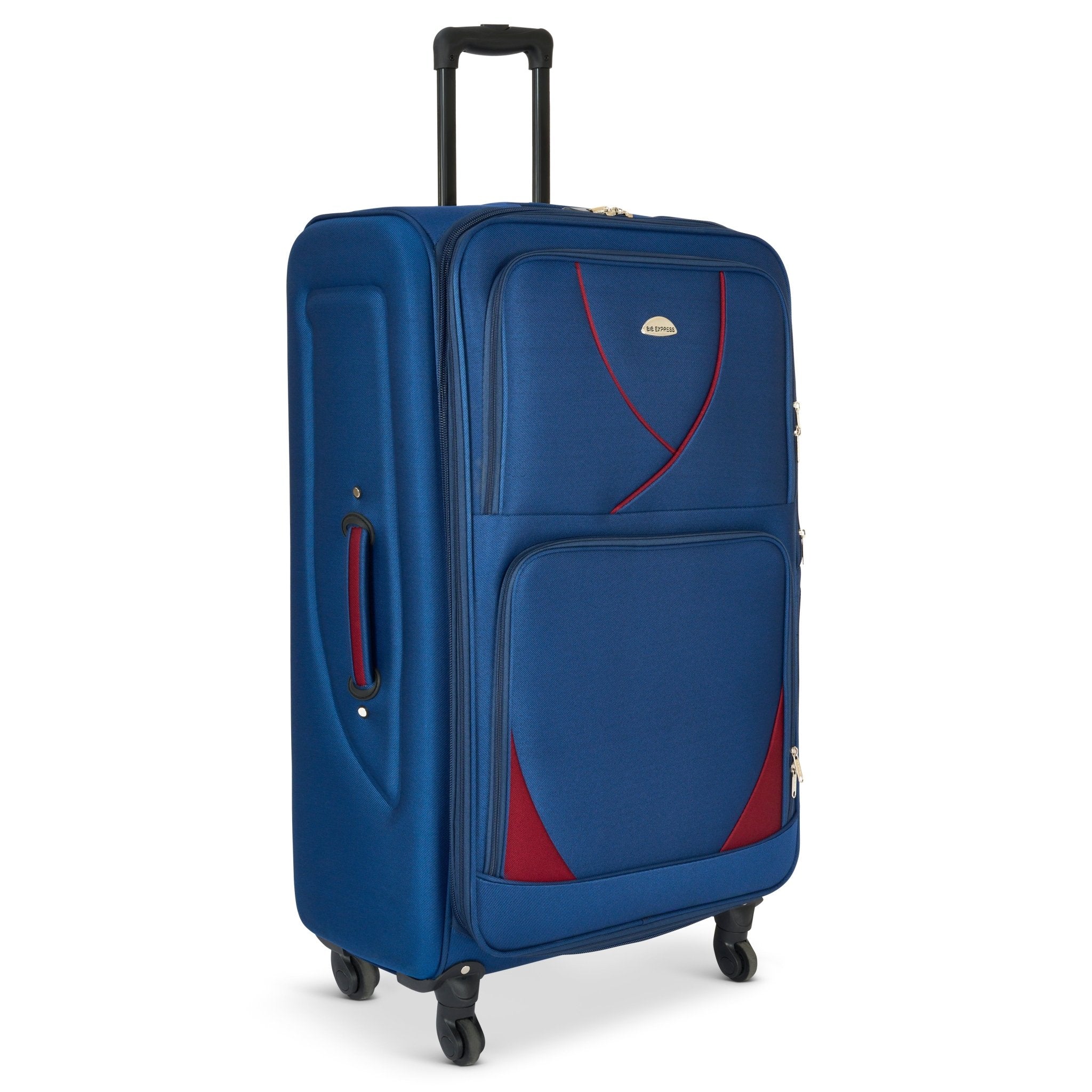 Set of 4 Soft Shell Suitcase Luggage Set, S,M, L, XL , Assorted Colours