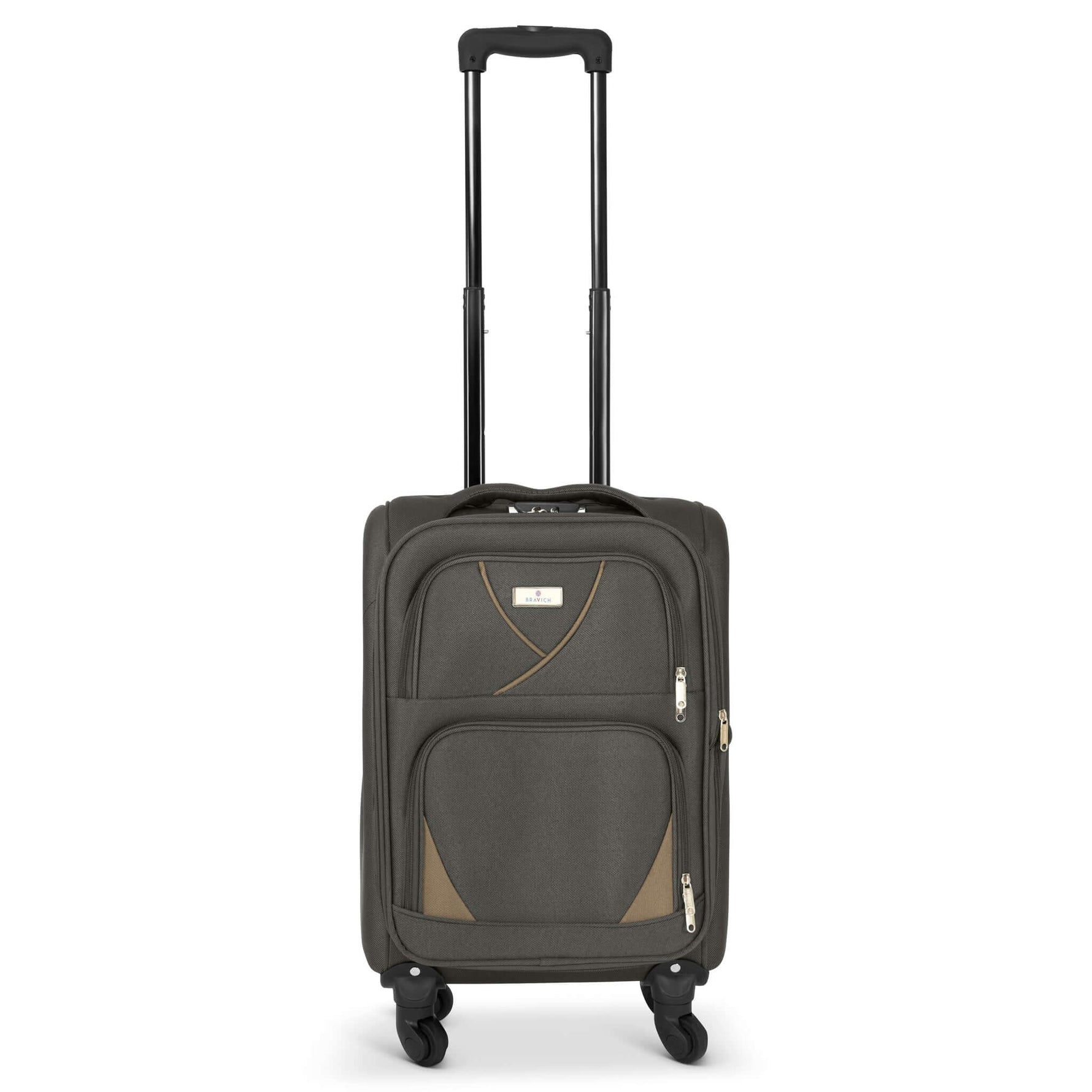 Set of 4 Soft Shell Suitcase Luggage Set, S,M, L, XL , Assorted Colours - Bargainia.com - 