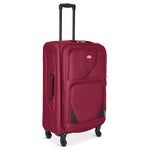 Set of 4 Soft Shell Suitcase Luggage Set, S,M, L, XL , Assorted Colours - Bargainia.com - 