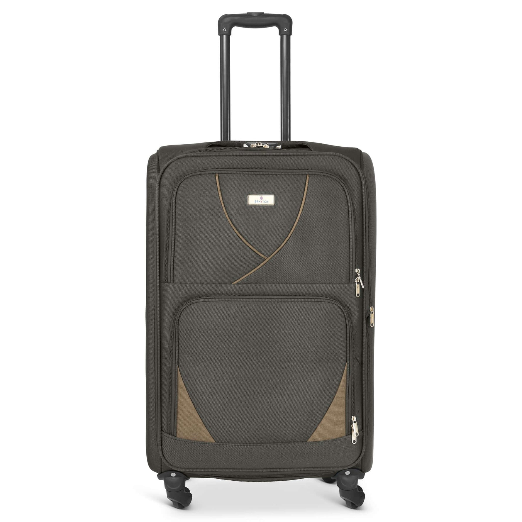 Set of 4 Soft Shell Suitcase Luggage Set, S,M, L, XL , Assorted Colours - Bargainia.com - 