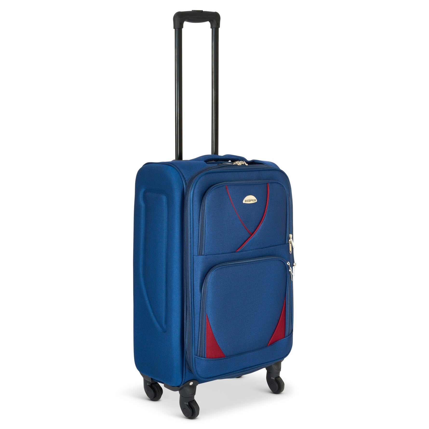 Set of 4 Soft Shell Suitcase Luggage Set, S,M, L, XL , Assorted Colours - Bargainia.com - 