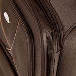 Set of 4 Soft Shell Suitcase Luggage Set, S,M, L, XL , Assorted Colours - Bargainia.com - 