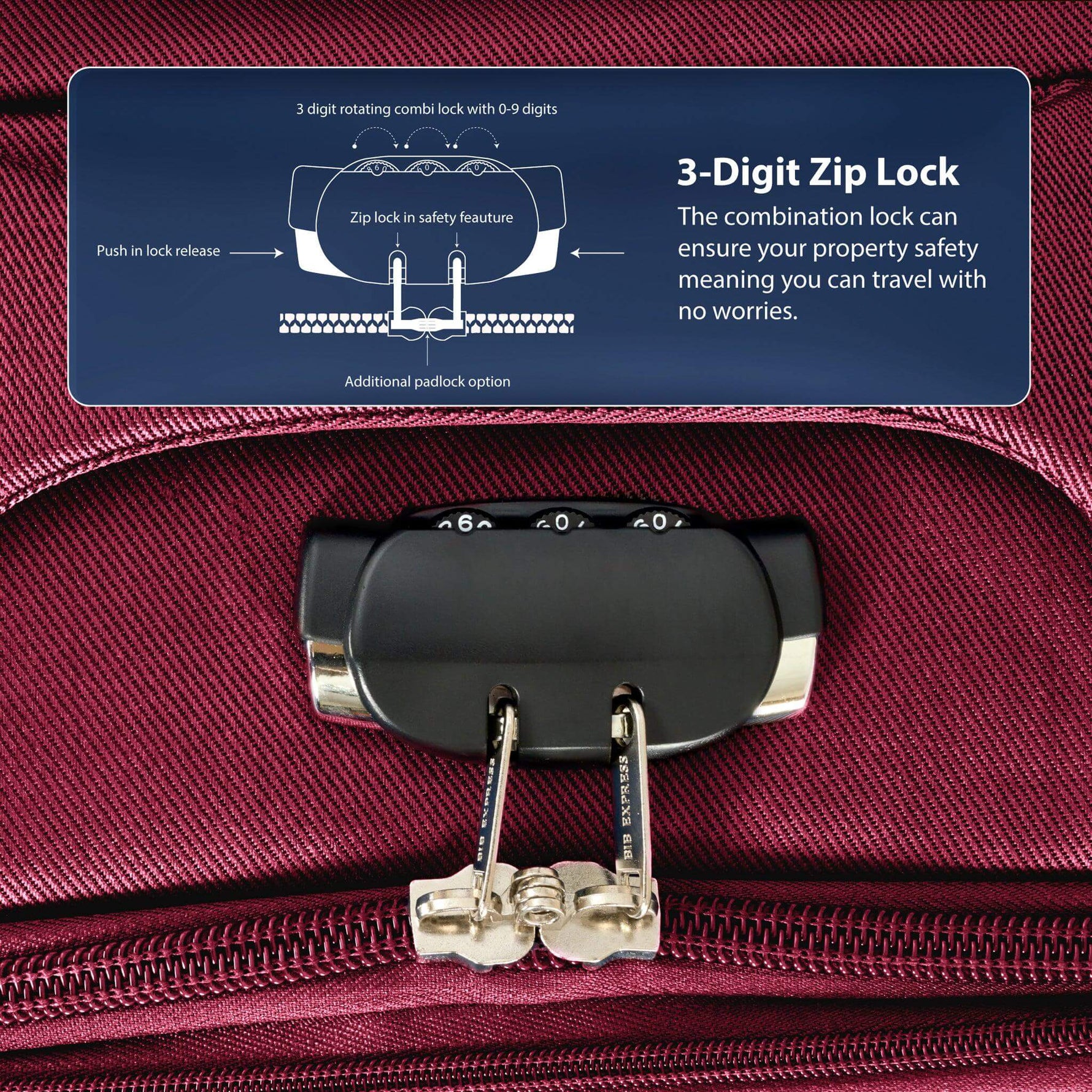 Set of 4 Soft Shell Suitcase Luggage Set, S,M, L, XL , Assorted Colours - Bargainia.com - 