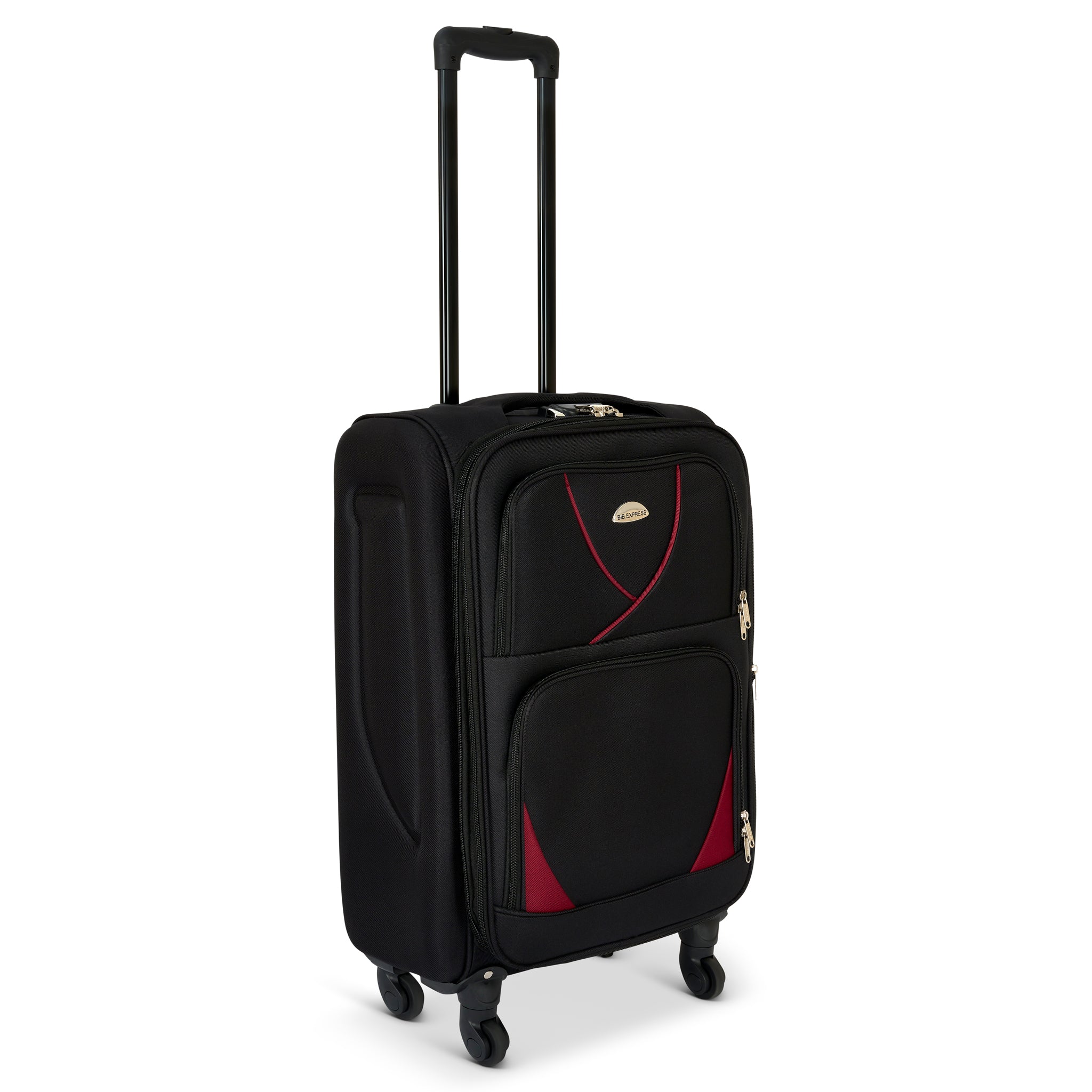 Set of 4 Soft Shell Suitcase Luggage Set, S,M, L, XL , Assorted Colours