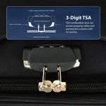 Set of 4 Soft Shell Suitcase Luggage Set, S,M, L, XL , Assorted Colours - Bargainia.com - 