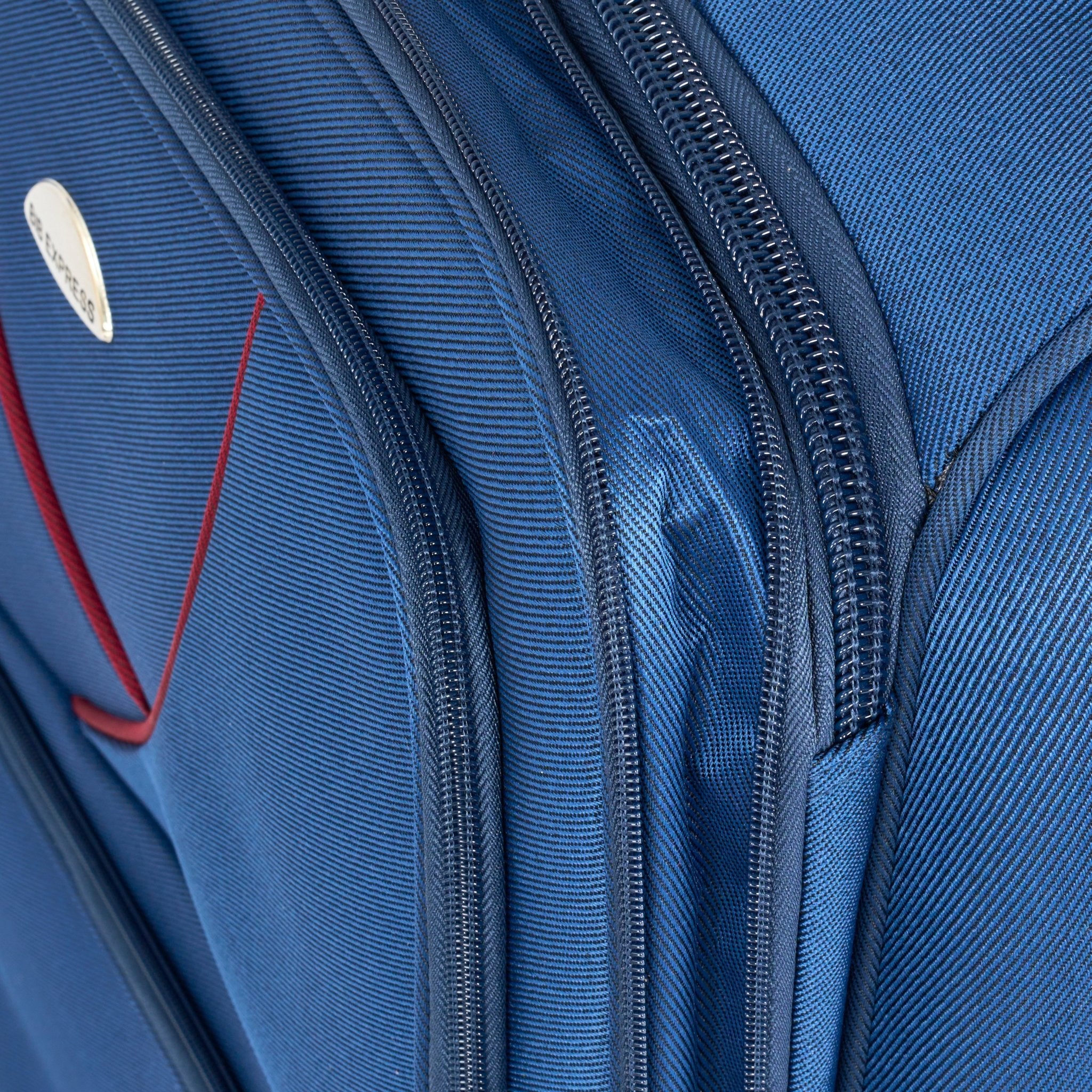 Set of 4 Soft Shell Suitcase Luggage Set, S,M, L, XL , Assorted Colours