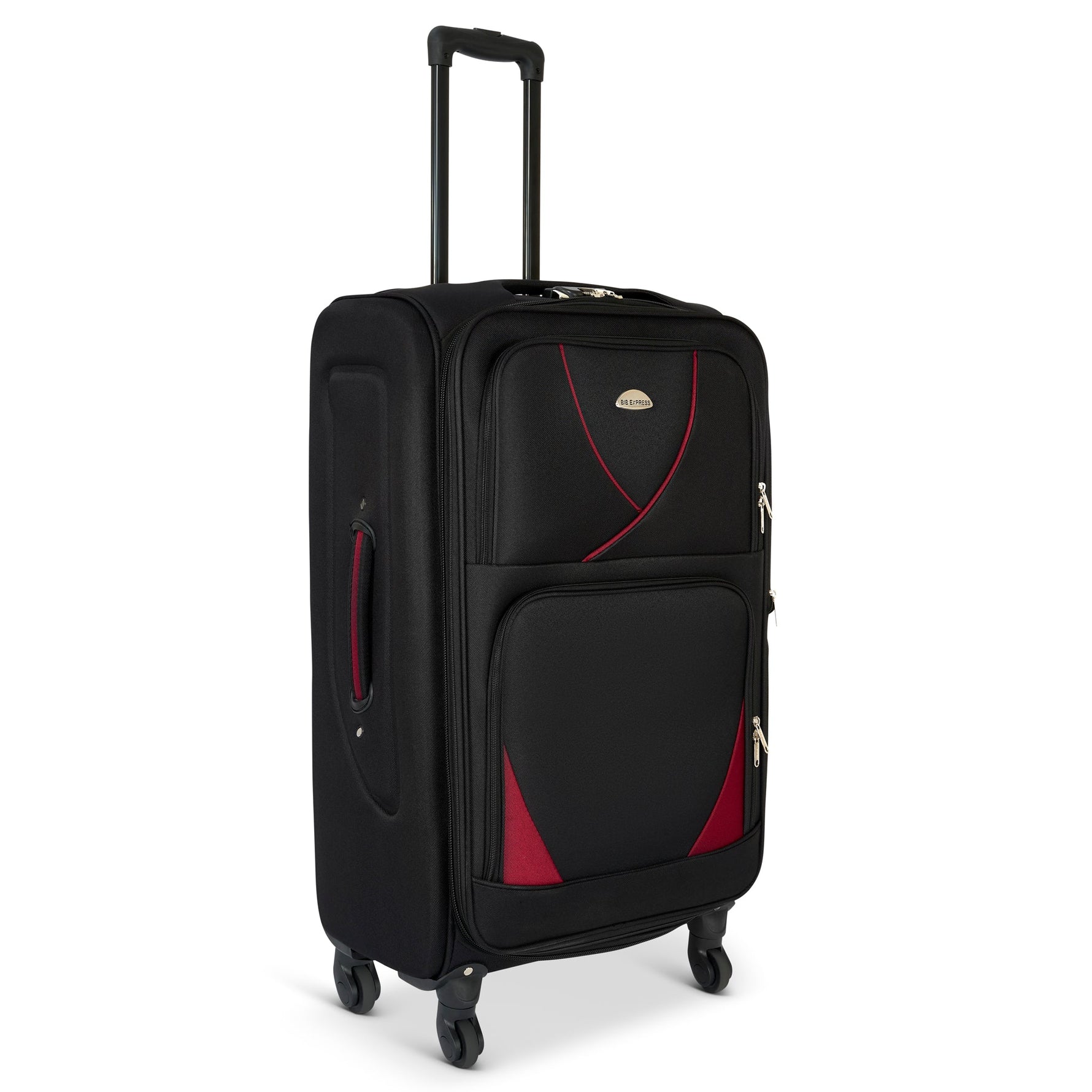 Set of 4 Soft Shell Suitcase Luggage Set, S,M, L, XL , Assorted Colours - Bargainia.com - 