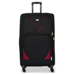 Set of 4 Soft Shell Suitcase Luggage Set, S,M, L, XL , Assorted Colours - Bargainia.com - 