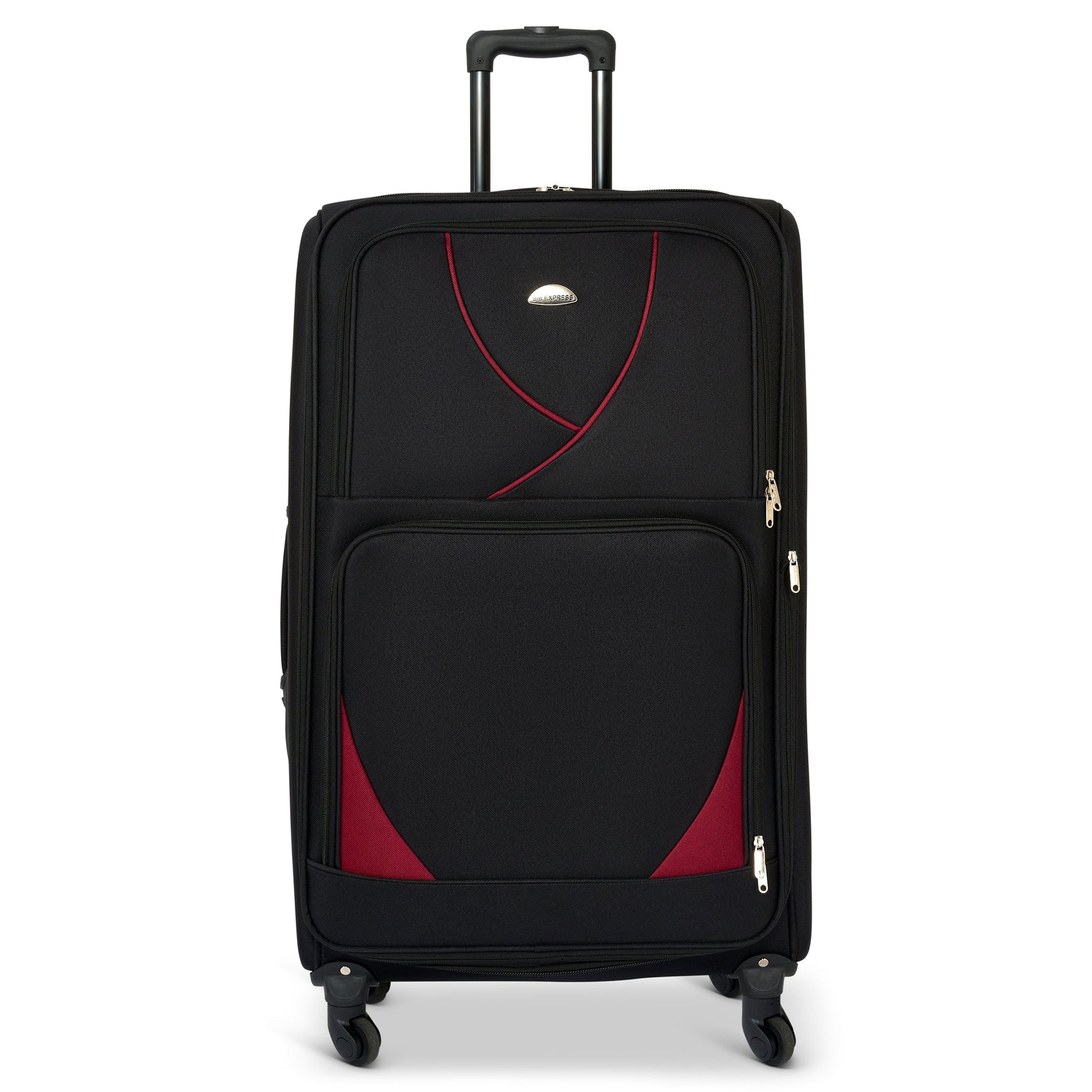 Set of 4 Soft Shell Suitcase Luggage Set, S,M, L, XL , Assorted Colours - Bargainia.com - 