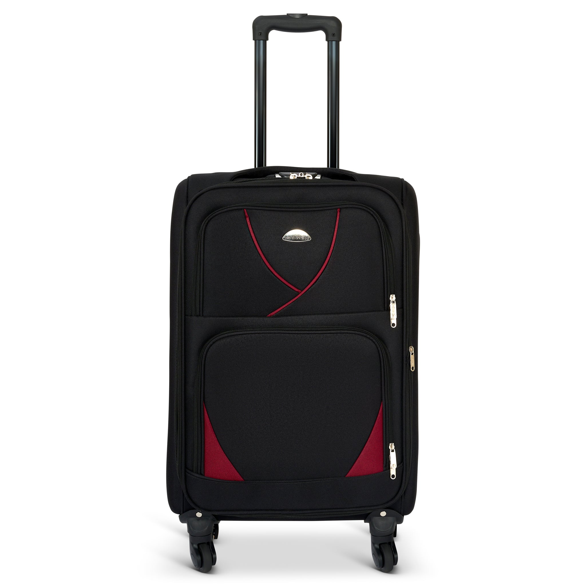 Set of 4 Soft Shell Suitcase Luggage Set, S,M, L, XL , Assorted Colours