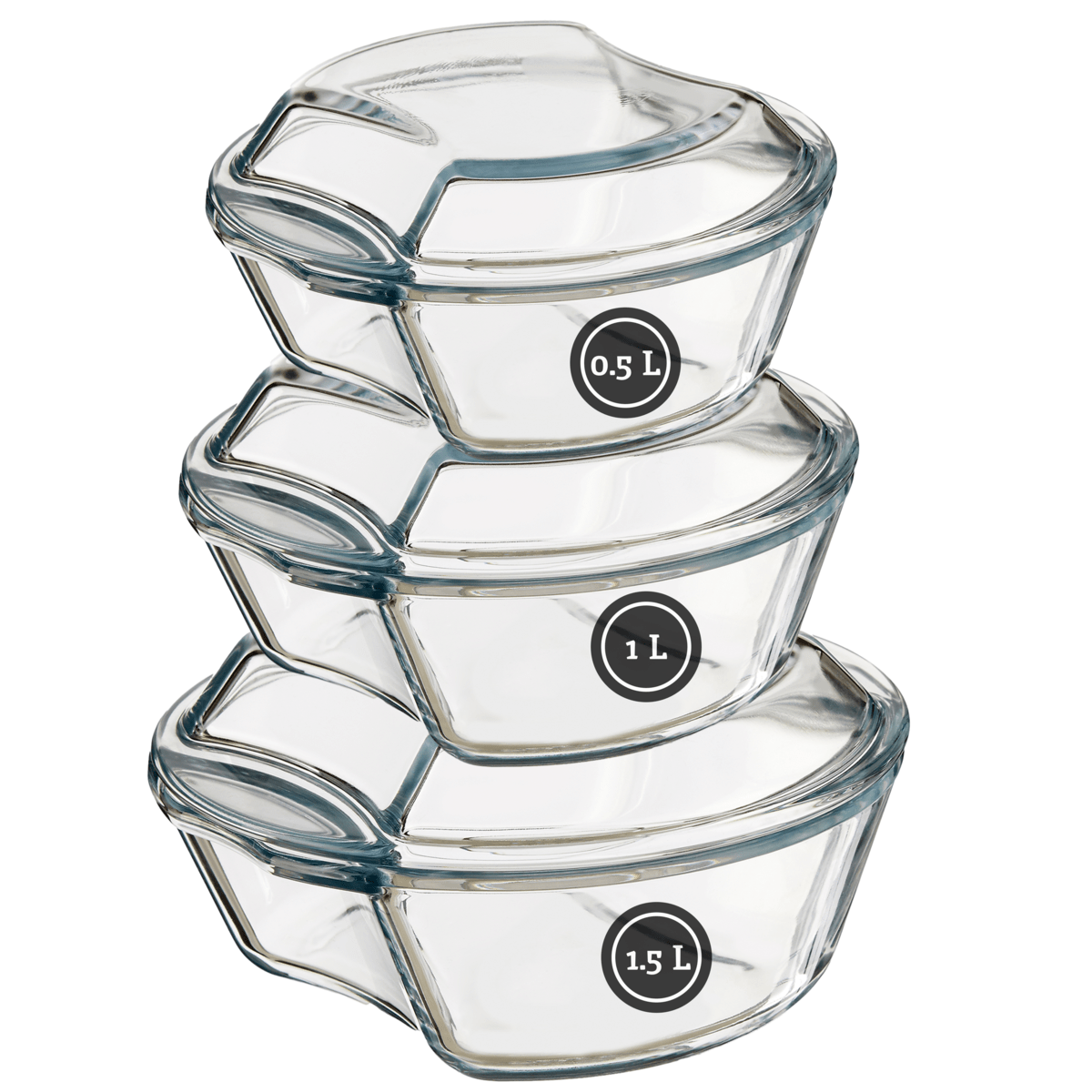 Set Of Three Casserole Dishes - Bargainia.com - 5018705438009