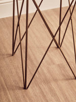 Shalimar Round Marble Top Side Table - Bargainia.com - 5018705394961