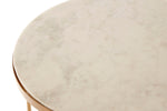 Shalimar Round Marble Top Side Table - Bargainia.com - 5018705394961