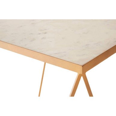 Shalimar Square Marble Top Side Table - Bargainia.com - 5018705394978