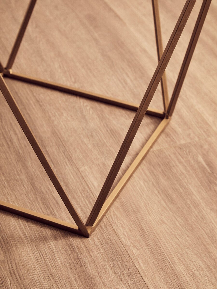 Shalimar Square Marble Top Side Table - Bargainia.com - 5018705394978