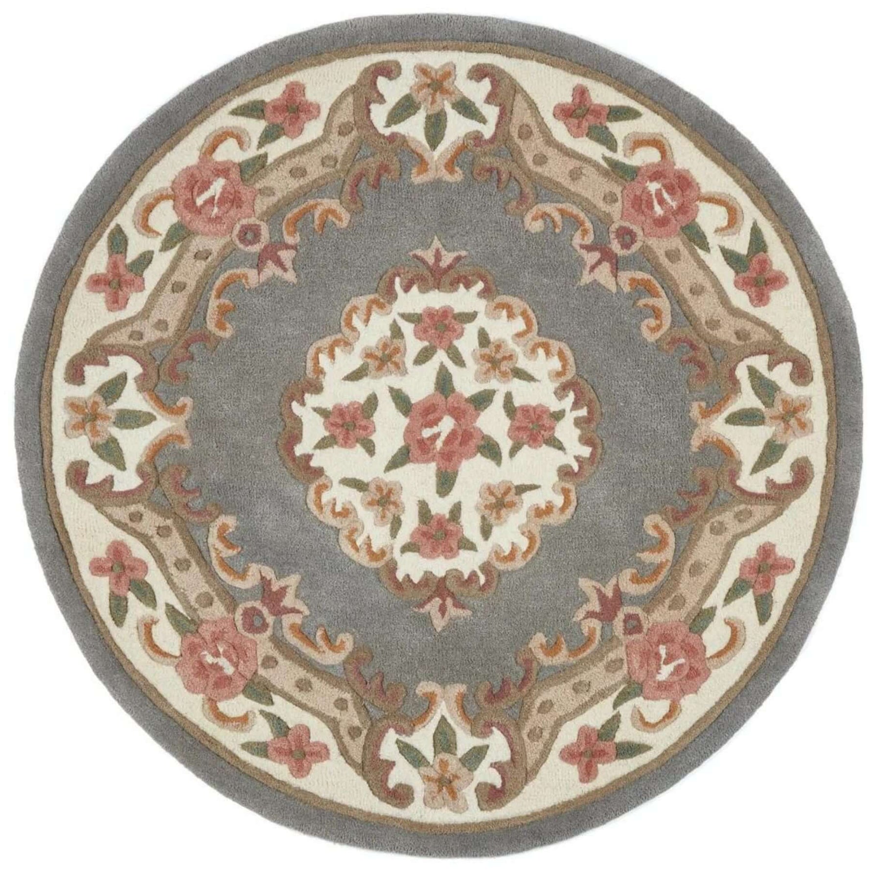 Shensi Grey Medallion Rug - Bargainia.com - 