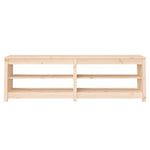Shoe Bench 160x36.5x50 cm Solid Wood Pine - Bargainia.com - 