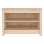 Shoe Bench 70x38x45.5 cm Solid Wood Pine - Bargainia.com - 