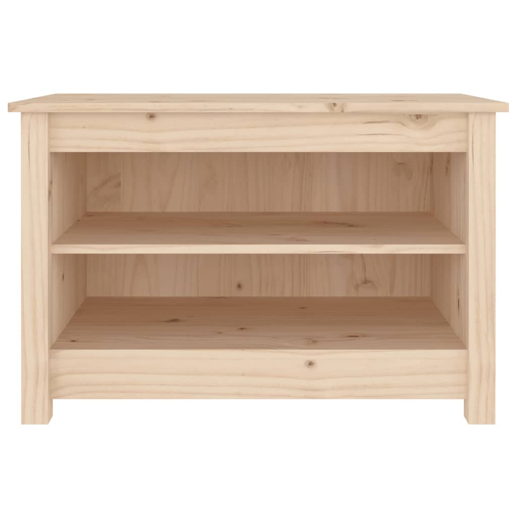 Shoe Bench 70x38x45.5 cm Solid Wood Pine - Bargainia.com - 