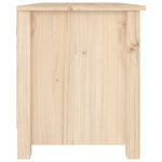 Shoe Bench 70x38x45.5 cm Solid Wood Pine - Bargainia.com - 