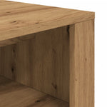 Artisan Oak Shoe Rack Bench With Seating 100cm - Bargainia.com - 