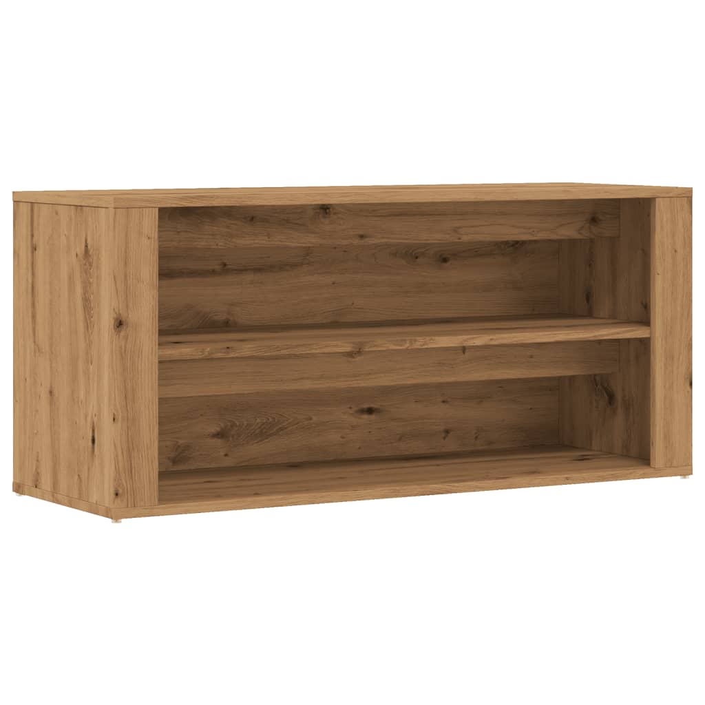 Shoe Bench Artisan Oak 100x35x45 cm Engineered Wood - Bargainia.com - 8721158443496 - 857090