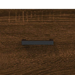 Shoe Bench Brown Oak 102x35x55 cm Engineered Wood - Bargainia.com - 