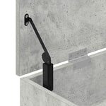 Shoe Bench Concrete Grey 102x30.5x45 cm Engineered Wood - Bargainia.com - 