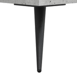 Shoe Bench Concrete Grey 102x35x55 cm Engineered Wood - Bargainia.com - 